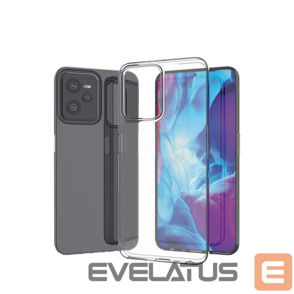 Back panel cover Hurtel Ultra Clear 0.5mm case for Realme C35 thin cover transparent