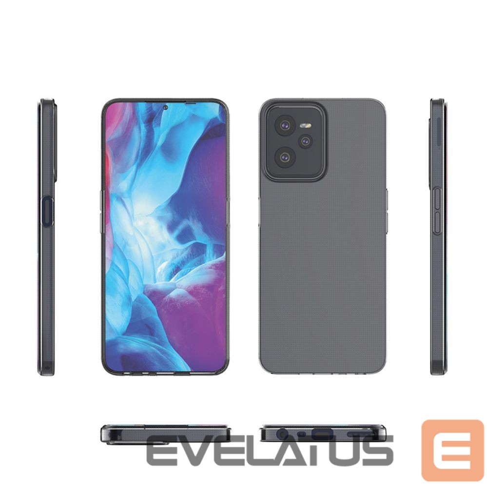 Back panel cover Hurtel Ultra Clear 0.5mm case for Realme C35 thin cover transparent
