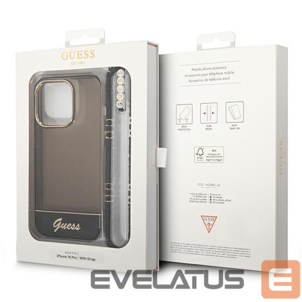 Back panel cover Guess Black
