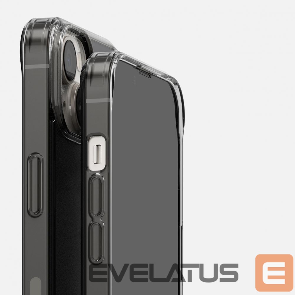 Back panel cover Ringke Ringke Fusion Matte case iPhone 14 Plus cover with a gel frame gray