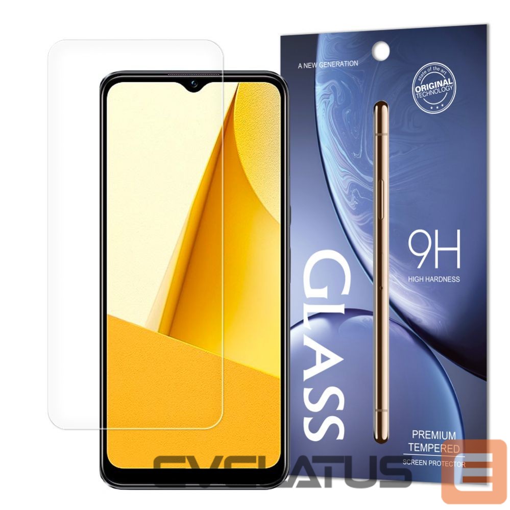 Protective glass Hurtel Tempered Glass Vivo Y16 / Y02s tempered glass 9H hardness (packaging - envelope)