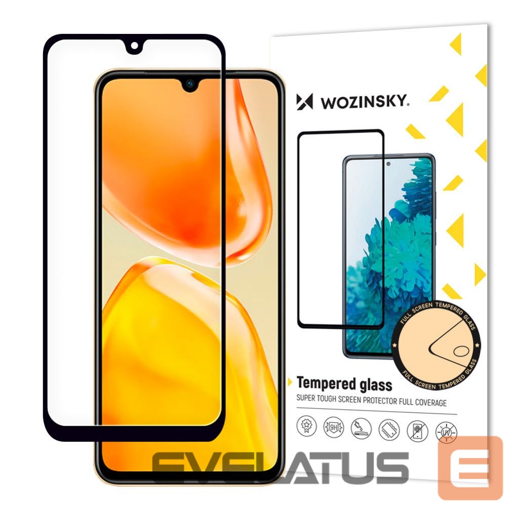 Protective glass Wozinsky Wozinsky Full Glue Tempered Glass Vivo X80 Lite / V25 Full Screen with Frame black (case friendly)