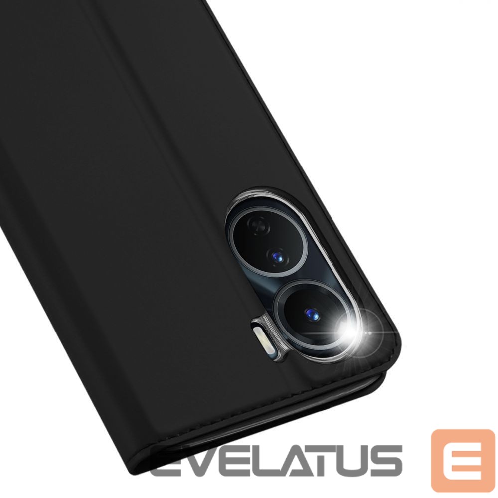 Back panel cover Dux Ducis Dux Ducis Skin Pro case Vivo Y16 / Y02s wallet holster cover with flap black
