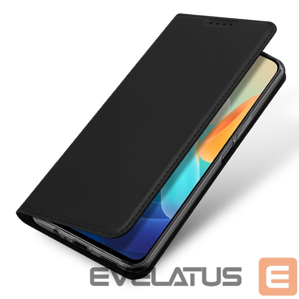 Back panel cover Dux Ducis Dux Ducis Skin Pro case Vivo Y16 / Y02s wallet holster cover with flap black