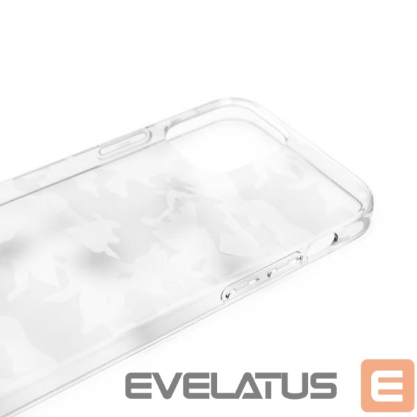 Back panel cover Adidas Adidas OR SnapCase Camo iPhone 12/12 Pro transparent/white 43705