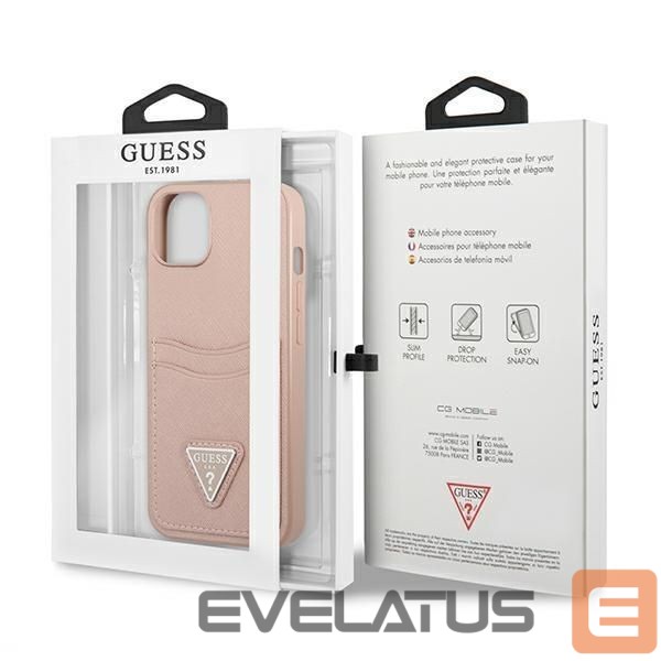 Back panel cover Guess Pink