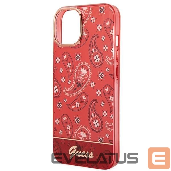 Back panel cover Guess Red