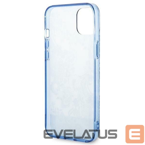 Back panel cover Guess Guess GUHCP14MHGPLHB iPhone 14 Plus 6.7" blue/blue hardcase Porcelain Collection