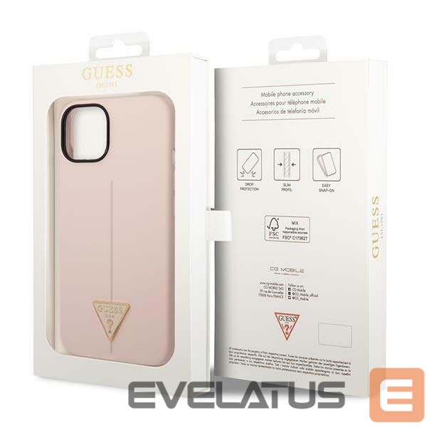 Back panel cover Guess Pink