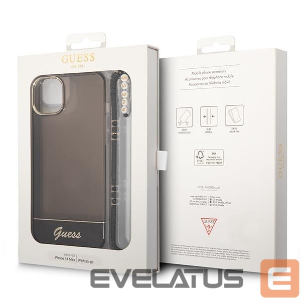 Back panel cover Guess Black
