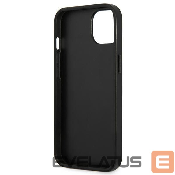 Back panel cover Guess Guess GUHCP14SPSATLG iPhone 14 6.1 "silver / silver hardcase SaffianoTriangle Logo