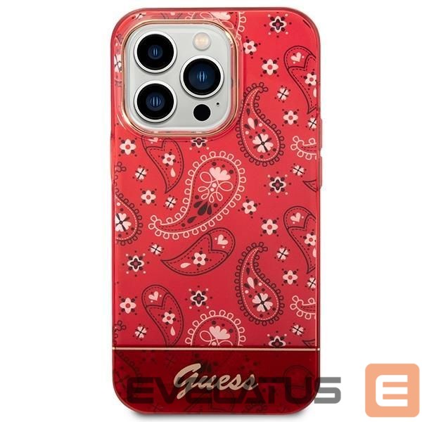 Back panel cover Guess Red