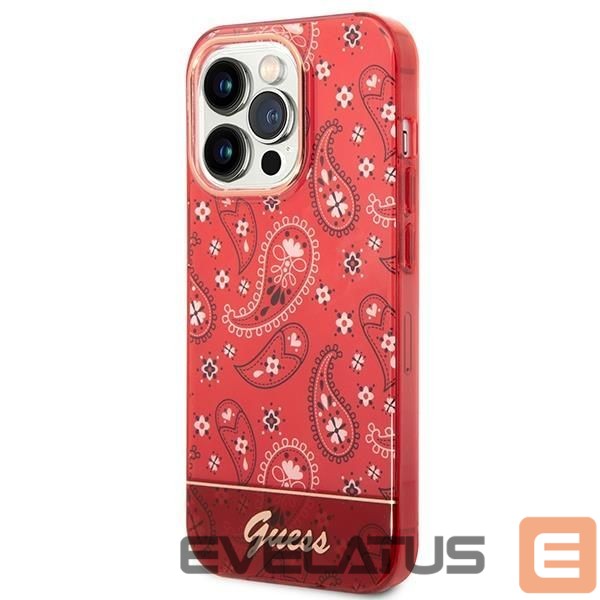 Back panel cover Guess Red