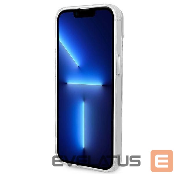 Back panel cover Guess Silver || Transparent