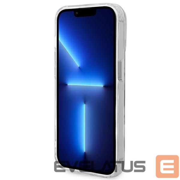 Back panel cover Guess Silver || Transparent