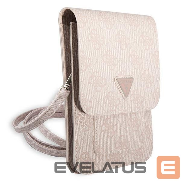 Back panel cover Guess Guess Handbag GUWBP4TMPI pink / pink 4G Triangle