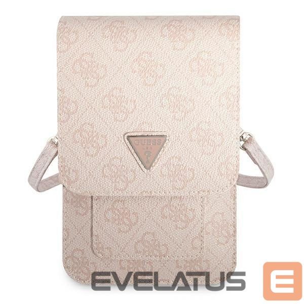Back panel cover Guess Guess Handbag GUWBP4TMPI pink / pink 4G Triangle