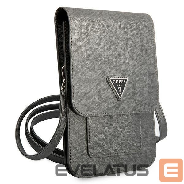 Case universal for sports Guess Guess Handbag GUWBSATMGR gray / gray Saffiano Triangle