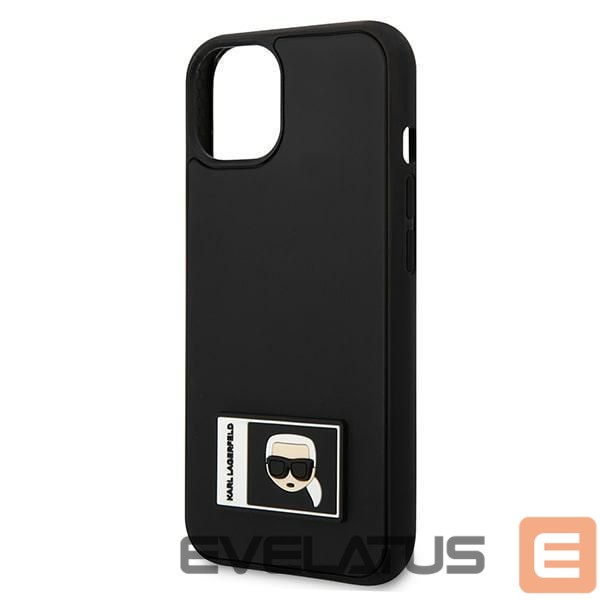 Back panel cover Karl Lagerfeld Karl Lagerfeld Ikonik Patch Case for iPhone 13 - Black