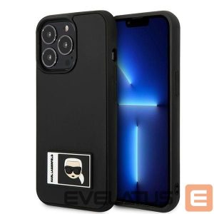 Back panel cover Karl Lagerfeld  Karl Lagerfeld Ikonik Patch Case for iPhone 13 Pro Max - Black 
