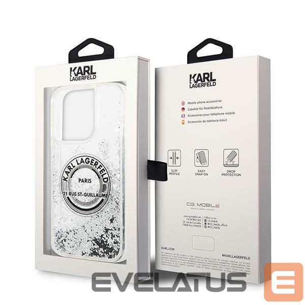Back panel cover Karl Lagerfeld Silver