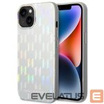 Back panel cover Karl Lagerfeld  Karl Lagerfeld KLHCP14MLGMMSV3 iPhone 14 Plus 6.7 "hardcase silver / silver Monogram Iridescent 