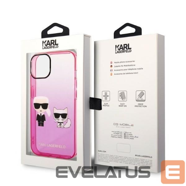 Back panel cover Karl Lagerfeld Pink