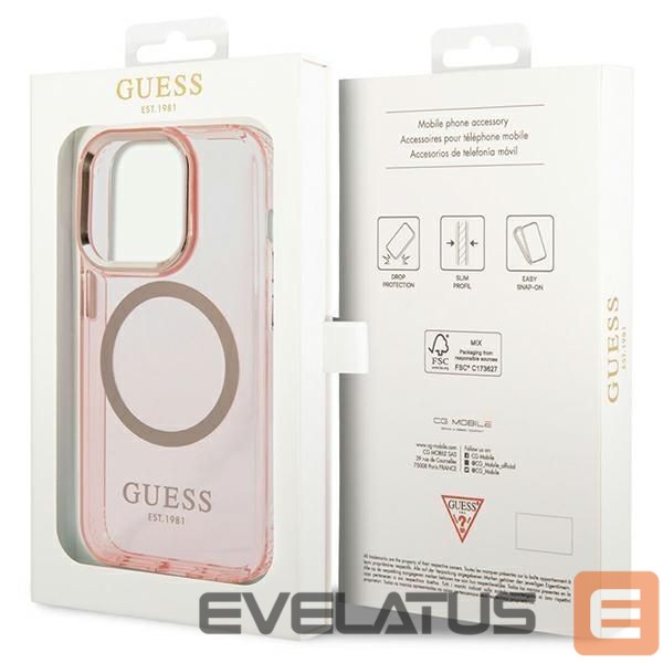 Back panel cover Guess Pink