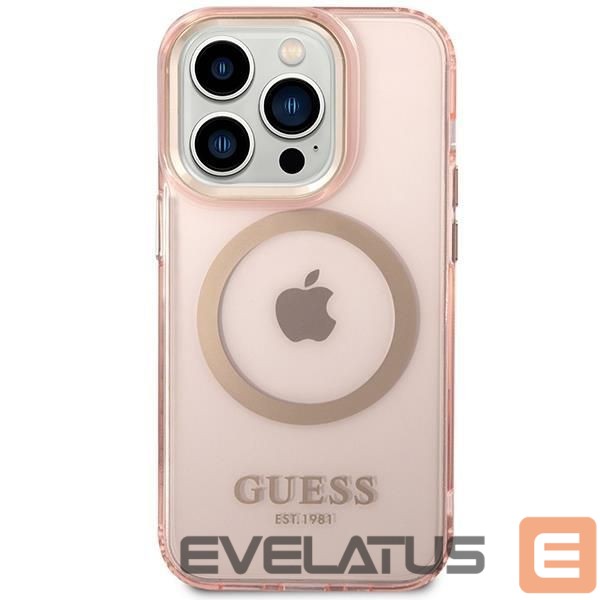 Back panel cover Guess Pink