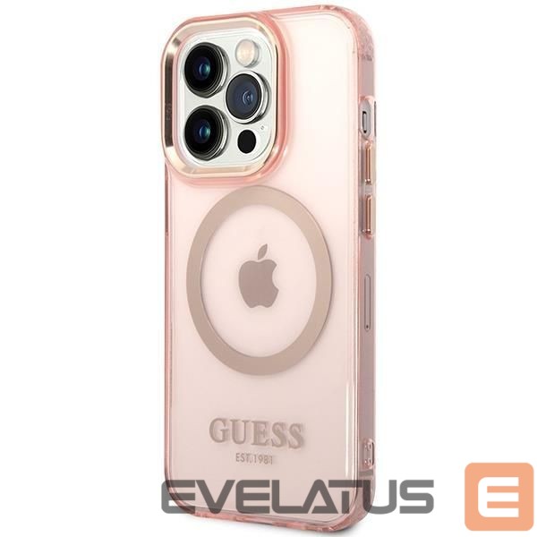 Back panel cover Guess Pink
