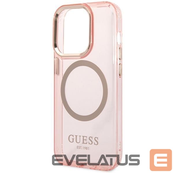 Back panel cover Guess Pink