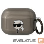 Back panel cover Karl Lagerfeld  Karl Lagerfeld KLAPHNIKTCK AirPods Pro cover black/black Karl's Head 