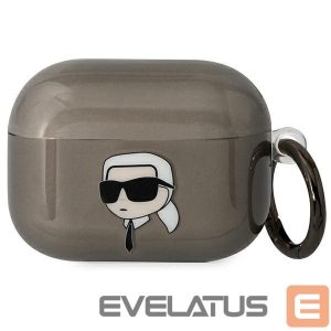 Back panel cover Karl Lagerfeld  Karl Lagerfeld KLAPHNIKTCK AirPods Pro cover black/black Karl's Head 