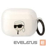 Back panel cover Karl Lagerfeld  Karl Lagerfeld KLAPHNIKTCT AirPods Pro cover transparent Karl`s Head 