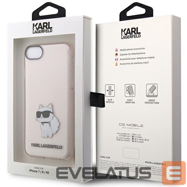 Back panel cover Karl Lagerfeld Pink