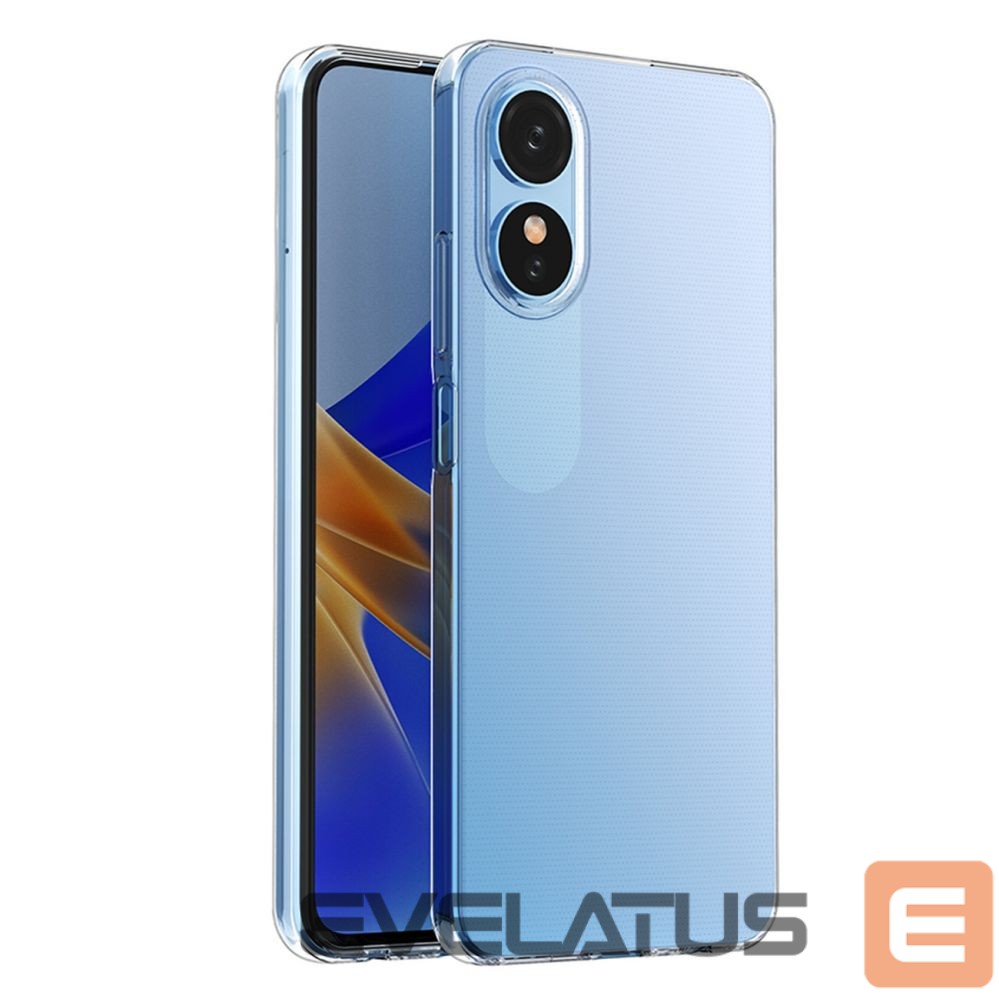 Back panel cover Hurtel Ultra Clear 0.5mm case for Oppo A17 thin cover transparent