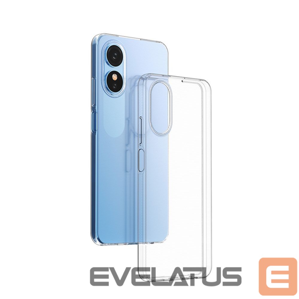 Back panel cover Hurtel Ultra Clear 0.5mm case for Oppo A17 thin cover transparent