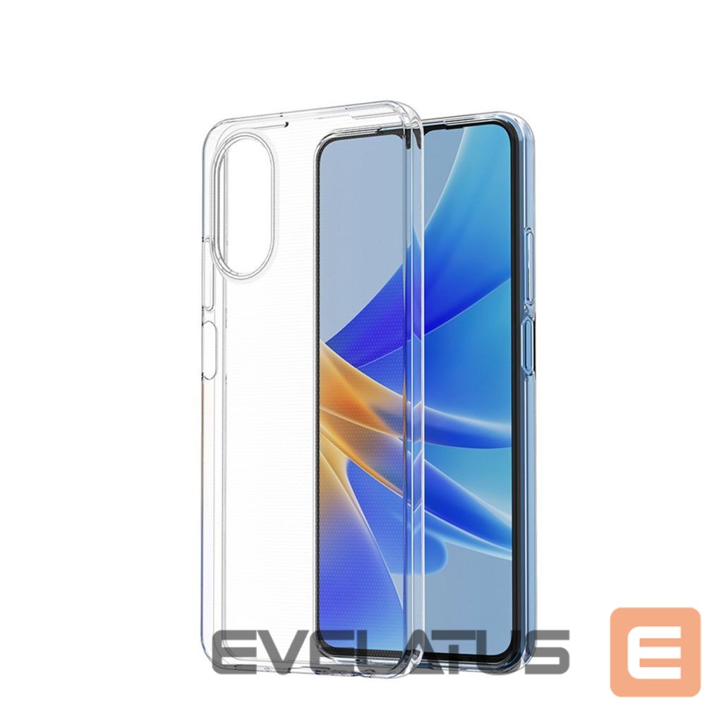 Back panel cover Hurtel Ultra Clear 0.5mm case for Oppo A17 thin cover transparent