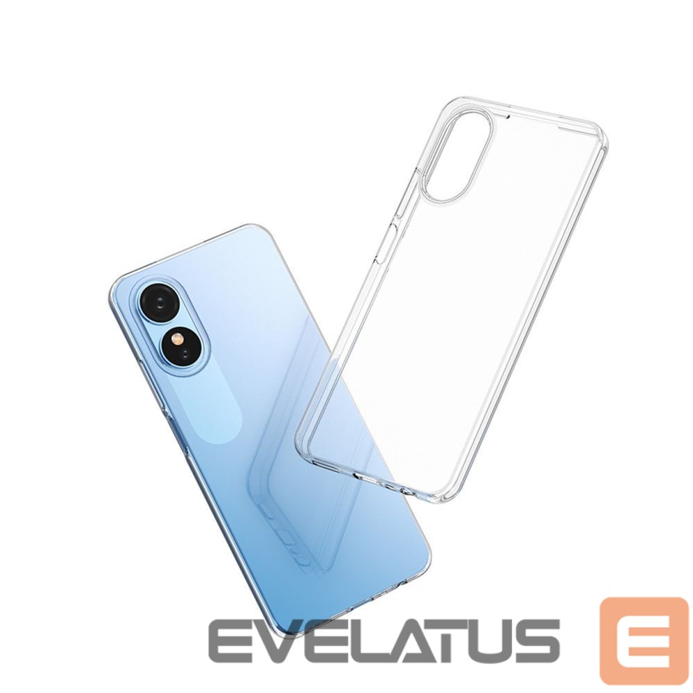 Back panel cover Hurtel Ultra Clear 0.5mm case for Oppo A17 thin cover transparent