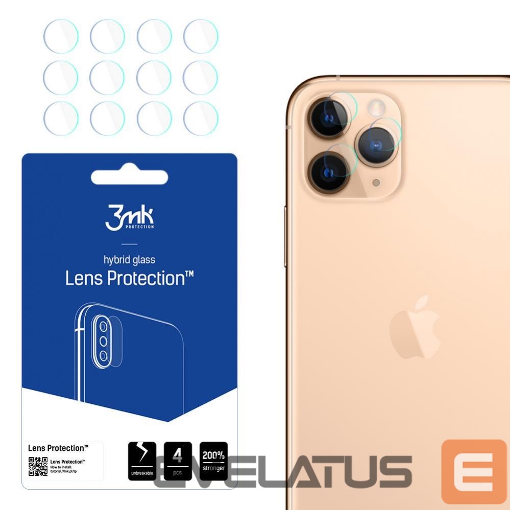 Protective glass 3MK 3mk Lens Protection hybrid camera glass for iPhone 11 Pro