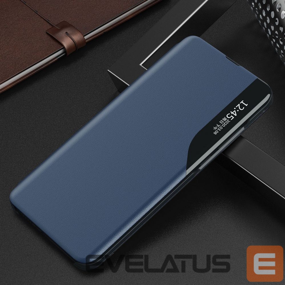 Back panel cover Hurtel - Eco Leather View Case case for Xiaomi 13 Lite with a flip stand black