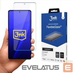 Protective glass 3MK  Tempered glass for Xiaomi Redmi Note 12 hybrid flexi 7H series 3mk FlexibleGlass 