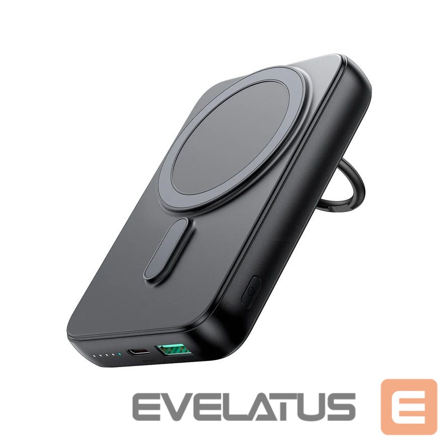 Power bank Joyroom Wireless powerbank 10000mAh Joyroom JR-W050 20W MagSafe with ring and stand - black