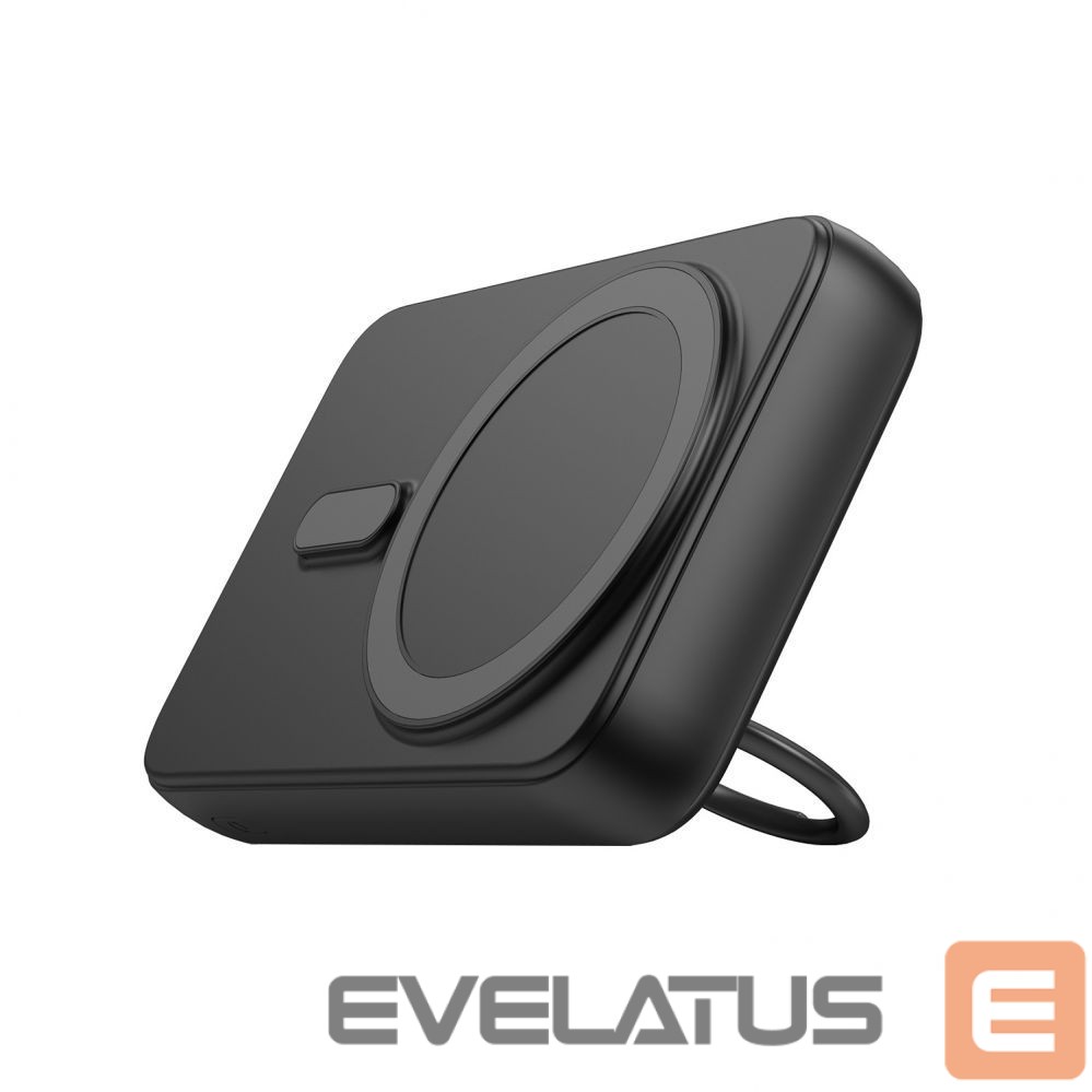 Power bank Joyroom Wireless powerbank 10000mAh Joyroom JR-W050 20W MagSafe with ring and stand - black