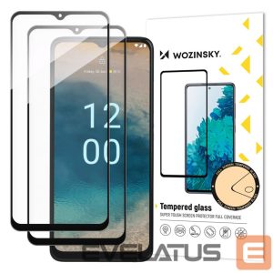 Protective glass Wozinsky - Wozinsky Full Glue Tempered Glass 2x Tempered Glass For Nokia G22 9H Full Screen Full Cover With Black Frame 
