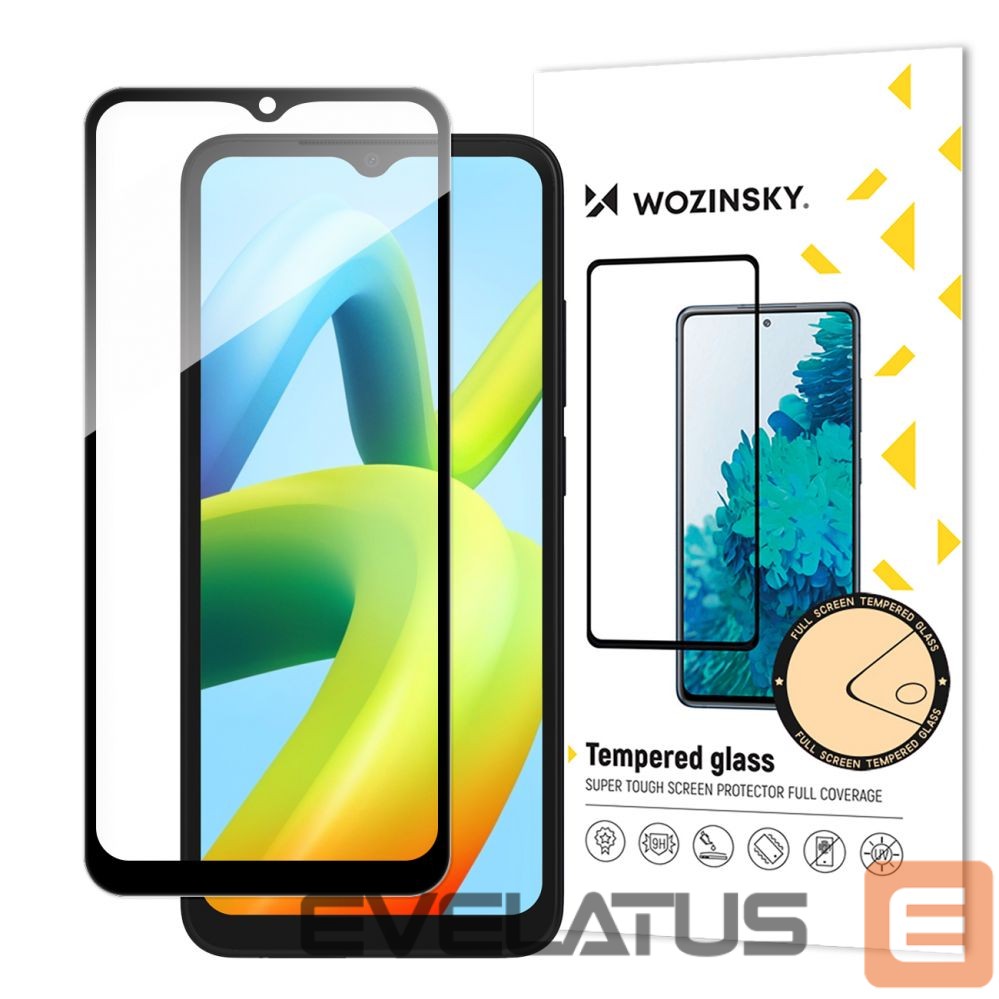 Protective glass Wozinsky - Wozinsky Full Glue Tempered Glass for Xiaomi Redmi A2 / Redmi A1
