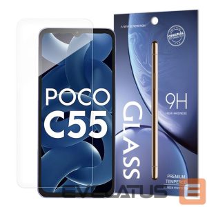 Protective glass Hurtel  Standard Tempered Glass Envelope tempered glass for Xiaomi Redmi 11A / Poco C55 / Redmi 12C 9H 
