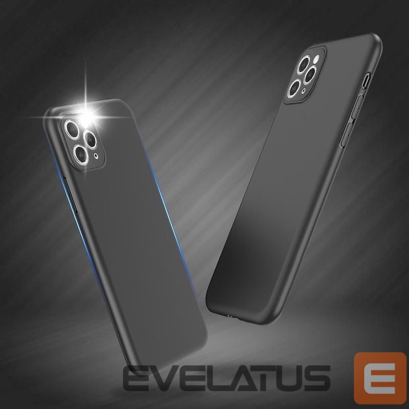 Back panel cover Hurtel Soft Case case for Xiaomi Redmi A2 / Redmi A1 thin silicone cover black