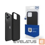 Back panel cover 3MK  3mk Silicone Case for iPhone 11 Pro Max - black 