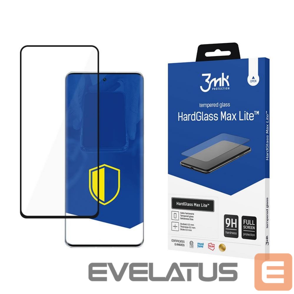 Protective glass 3MK 9H 3mk HardGlass Max Lite glass on Xiaomi 12 Lite